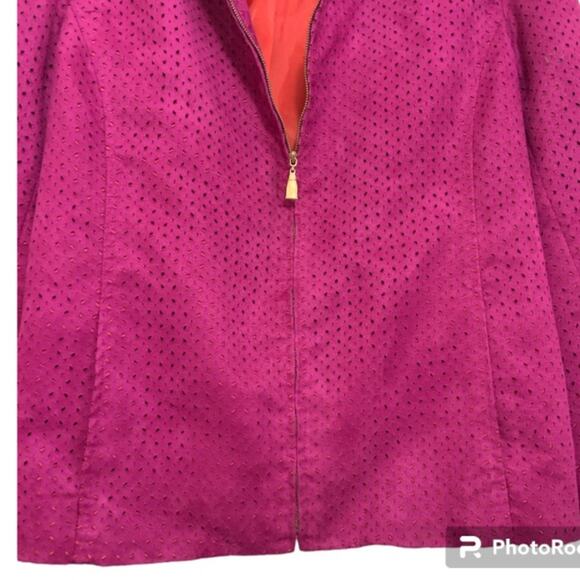 Koret Poly Suede Purple Jacket size 16 - Picture 3 of 7